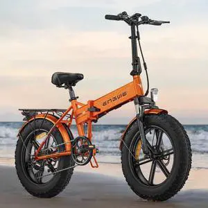 ENGWE EP-2PRO 48V13Ah 45km/h electric bicycle 20inch Fat tire 750W Mountain electric Bike - dark orange, 750w