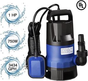 750W Submersible Dirty Clean Water Pump