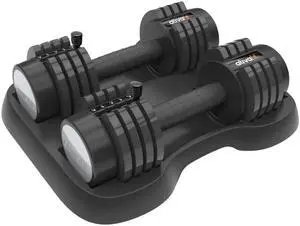 Pair of 12.5 LB Glide Tech Adjustable Dumbbell