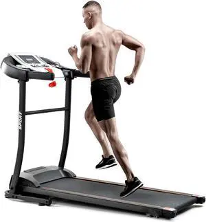 Folding Treadmill with Safety Lock; LCD Monitor; Indoor Activity( New)