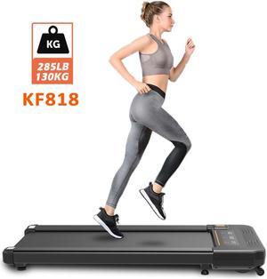 Heavy Duty Under Desk Walking Pad; Mini Treadmill 2.5HP 280LBS