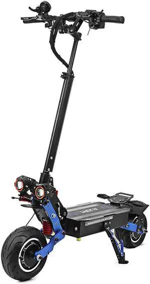 LAOTIE® ES19 Steering Damper 60V 38.4Ah Battery 6000W Dual Motor Electric Scooter 135Km Mileage 10x4.5inch Wide Wheel Electric Scooter