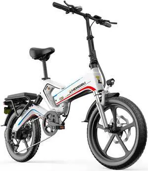 ZHENGBU K6S 400W 48V 10.4Ah 20 Inch Electric Bicycle 35km/h Max Speed 70Km Mileage Range 150Kg Max Load Electric Bike
