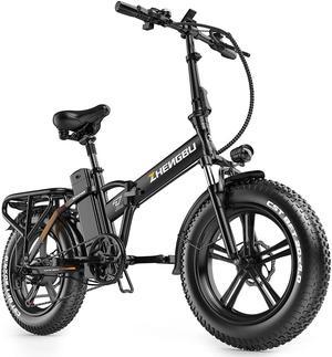 ZHENGBU F6 750W 48V 15Ah Electric Bicycle 20 Inch Tire 48km/h Max Speed 90-100km Mileage Range 120kg Max Load Electric Bike