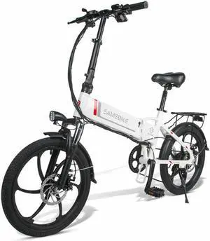 SAMEBIKE 20LVXD30 350W 48V 10.4Ah 20 Inch Electric Bikes 35km/h Max Speed 80Km Mileage 150Kg Max Load