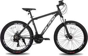 Hiland 26/27.5Inch Aluminum Mountain Bicycle Bike 24 Speeds with Disc Brake Suspension Fork