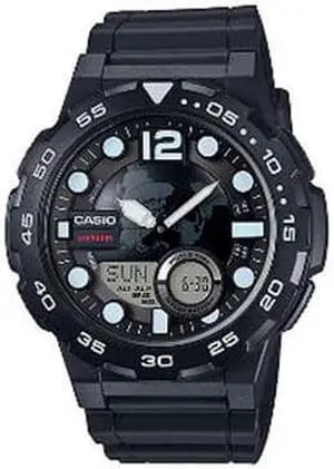 Mens Black Ana Digi Watch