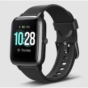 Letsfit Id205L Bluetooth(R) Smart Watch Black