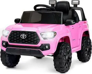 Funtok R03 12V Electric Cars for Kids Licensed Toyota Tacoma Ride On Car w/ MP3