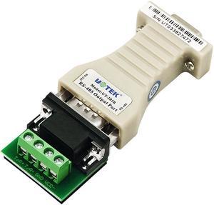 UOTEK Mini RS232 to RS485 Converter RS 232 DB9 RS-232 To RS-485 Adapter Serial Connector Half Duplex Anti Lightning UT-201B