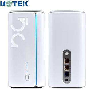 UOTEK Portable 5G WiFi CPE Router 5G  WiFi 6 802.1ax LTE Wireless Router Dual Band WiFi Sim Card Modem NSA And SA Dual Mode High Speed Wide Coverage Signal Plug And play