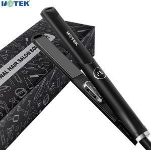 UOTEK Hair Straightener 1Inch Small Flat Iron Ionic Salon Hair Flat Iron  with PTC Heating Plate for Short Hair Pencil Straightener