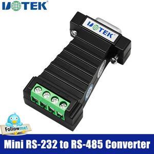 UOTEK Mini RS-232 to RS-485 Converter RS232 To RS485 Conversion Adapter DB9 Connector Half Duplex UT-2211