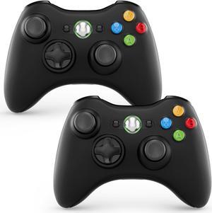 2-pack Wireless Controller for Xbox 360/PC, 2.4G USB Receiver , Double Vibration-Black