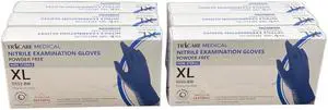 TRICARE MEDICAL Nitrile Exam Gloves, Low Derma, 3.5 Mil, Berry Blue, 6 Boxes of 100 XL TRICARE MEDICAL Nitrile Exam Gloves, Low Derma, 3.5 Mil, Berry Blue, 6 Boxes of 100 XL