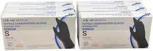 TRICARE MEDICAL Nitrile Exam Gloves, Low Derma, 3.5 Mil, Berry Black, Box of 100 - Small TRICARE MEDICAL Nitrile Exam Gloves, Low Derma, 3.5 Mil, Berry Black, Box of 100 - Small