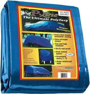 COMFITWEAR Standard Tarp Cover Reinforced Grommet Multi-Purpose Pool Cover Boat Tarp Camping Tarp General Purpose UV Resistant Poly Tarpaulin Waterproof Tarpaulin Canopy Tent Waterproof Tarp Cover