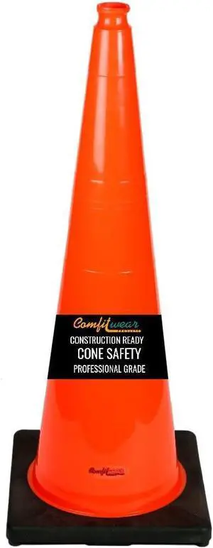 COMFITWEAR Hygrade Vinyl Traffic Cone 28"