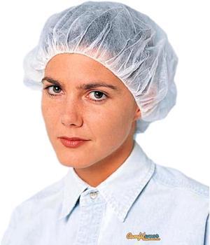 COMFITWEAR 1000 PC DISPOSABLE HAIR NET COVERS Food Service Medical Office Safety Protocol One Size Fits  (White)