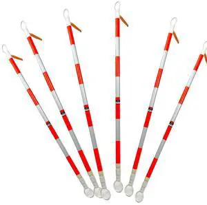 COMFITWEAR Delineator Safety Cone Sticks Traffic Safety for Hazards Road Work Construction Parking Lots Driveways Assorted Packs (6)