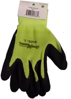 COMFITWEAR ComfiGrip Latex Foam Coated Green Gloves (Pack of 12)