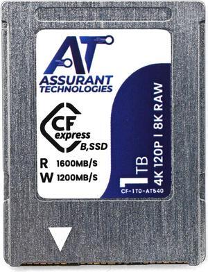 Assurant 1TB CFexpress Type-B Memory Card 8K60p 4k120p RAW Nikon Canon CF-1T0-AT540