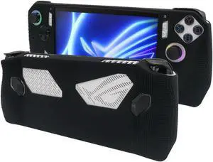 high-quality silicon case for ROG ALLY, durable protection skin cover for ROG ALLY game PCs, ROG ALLY safe material silicon case cover black