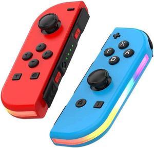 ZVTE Wireless Controller for Nintendo Switch, LED strip Remote Pro Controller Gamepad Joystick for joy con, Supports Gyro Axis, Adjustable Turbo, and Dual Vibration