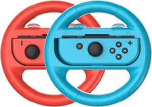 ZVTE 1PAIR Game Steering Wheel for Nintendo Switch Wheel, Family Game Use Accessories Compatible with Switch JoyCon Controllers