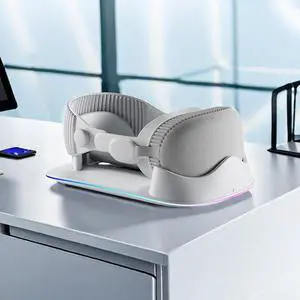 ZVTE Magnetic Wireless Charging Stand for Apple Vision Pro Charging Dock With Storage function Stand Designed for Apple Vision Pro with power adapter