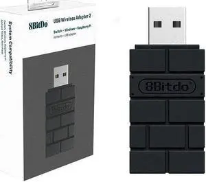 8Bitdo USB Wireless Adapter 2, Support Multi-handle Platform Conversion
