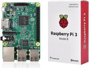 Raspberry Pi 3 Model B - 1GB, WiFi Bluetooth 4.2 USB 2.0