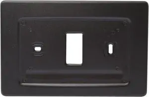 BLENKL Aluminum Decorative Wall Plate Mount for Emerson Smart Home WiFi Thermostat (Non-Touch Screen, Black)