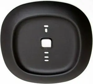 Aluminum Wall Trim Plate Mount for Ecobee Smart Thermostat (BLACK)