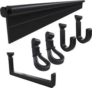 Hang It Simple Wall Mounted Universal Storage Hanger - Adjustable, Durable, Versatile 18 BL
