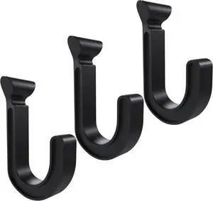 Hang It Simple Small Plastic Hooks, Add-on Accessory for Kits 3pk BL