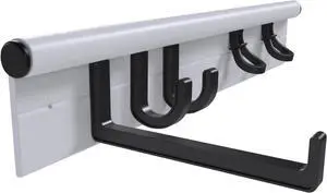 Hang It Simple Wall Mounted Universal Storage Hanger - Adjustable, Durable, Versatile 18 WH