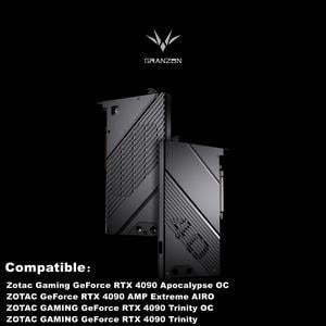 Granzon 4090 Series GPU Water Cooling Block For Zotac GAMING RTX 4090 AMP/ Trinity OC / Apocalypse,GBN-ST4090TQ