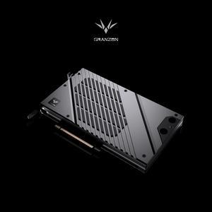 Granzon 4090 Series GPU Water Cooling Block,For NVIDIA RTX 4090 Founders Edition ,Full Armor Video Card Block,GBN-RTX4090FE