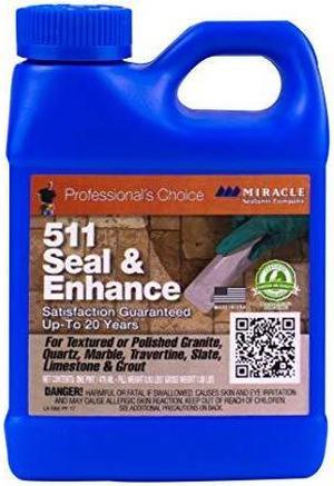 Miracle Sealants SEENPT6 511 Seal & Enhance Color & Gloss Enhancers, Pint, Clear