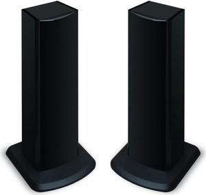 Atlantic Technology FS-3200PED-P-GLB Pedestal stands for FS-3200LR Speakers (Pair, Gloss Black)