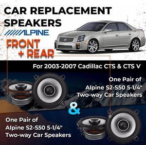 Car Speaker Replacement fits 2003-2007 for Cadillac CTS, CTS-V