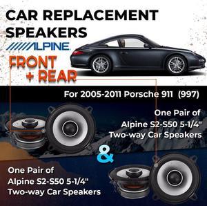 Car Speaker Replacement fits 2005-2011 for Porsche 911  (997)