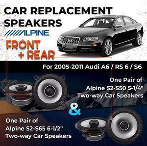 Car Speaker Replacement fits 2005-2011 for Audi A6 / RS 6 / S6