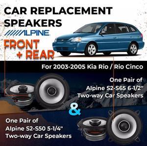 Car Speaker Replacement fits 2003-2005 for Kia Rio / Rio Cinco