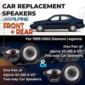 Car Speaker Replacement fits 19992002 for Daewoo Leganza