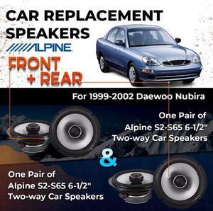 Car Speaker Replacement fits 19992002 for Daewoo Nubira