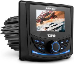 DS18 MRX150 Marine and Powersports Headunit 3" Color TFT screen , 2 Zones, 4 volts Output, BT, RDS 4 X 50 Watts