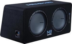 Memphis MBE12D1 Loaded Enclosure 2-12" 2ohm 1000RMS/2000MAX