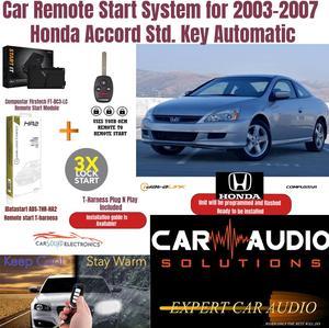Car Remote Start for 20032007 Honda Accord Std Key Automatic